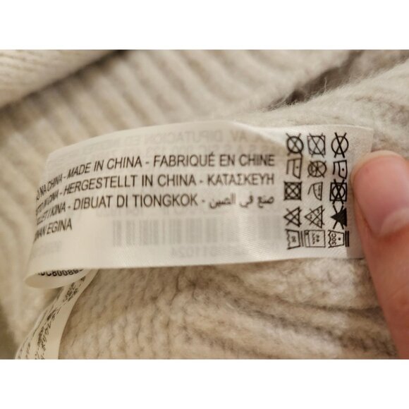 Zara Knit Turtleneck Sweater Women’s S Gray Relaxed Fit - Picture 6 of 8